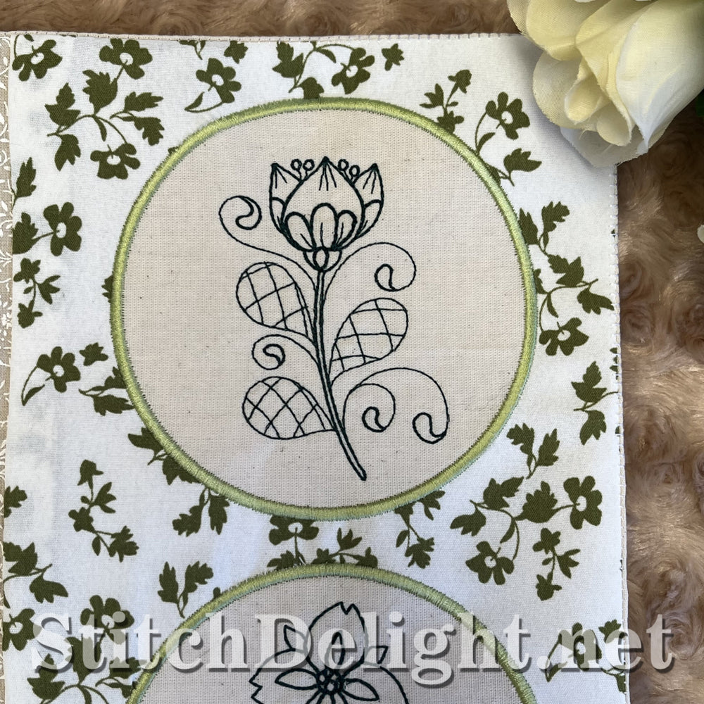 SDS4547 Monocolour Flowers