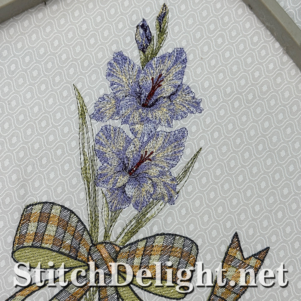 SDS4498 Gingham August Flower