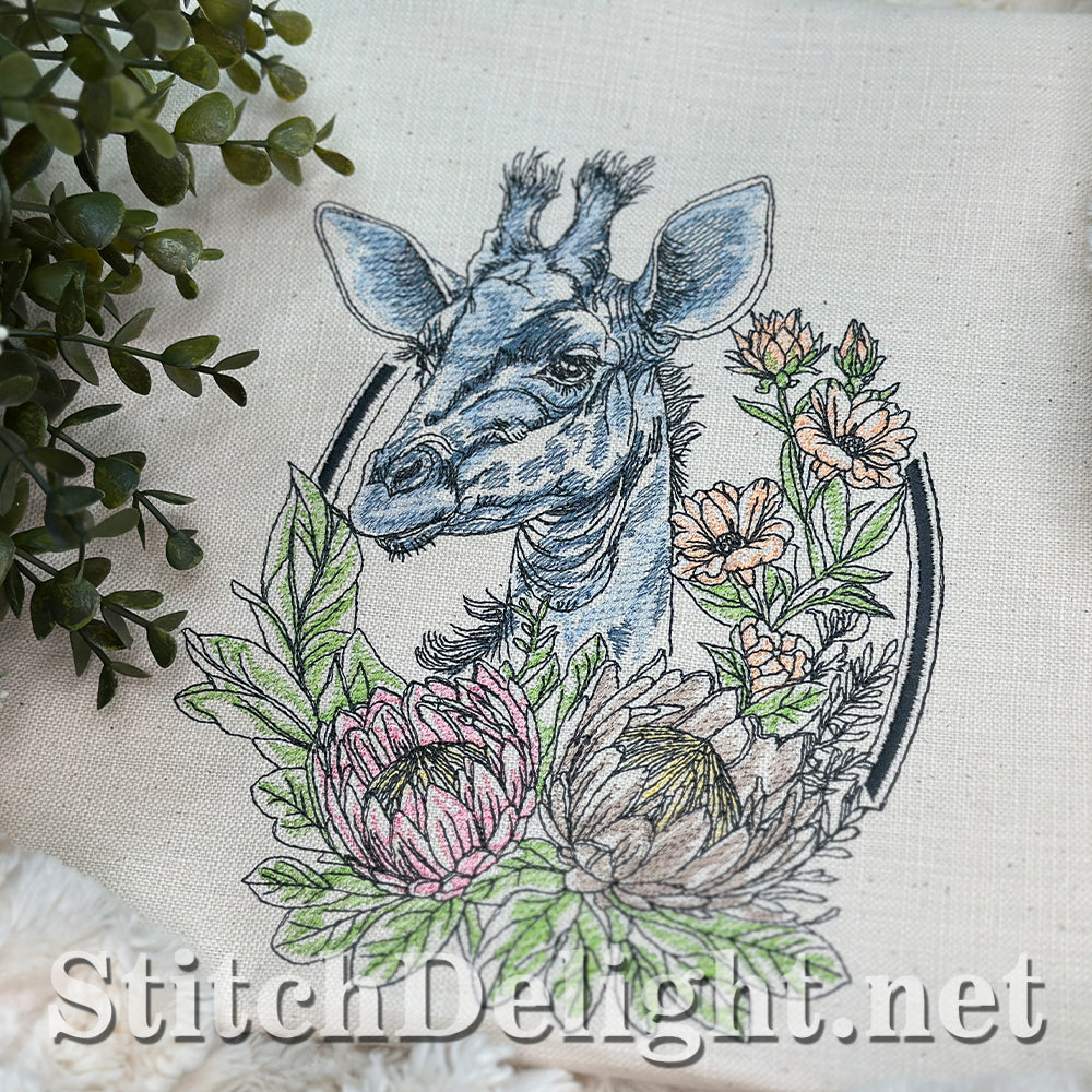 SDS4633 Floral Kingdom Giraffe