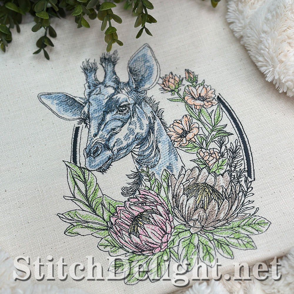 SDS4633 Floral Kingdom Giraffe