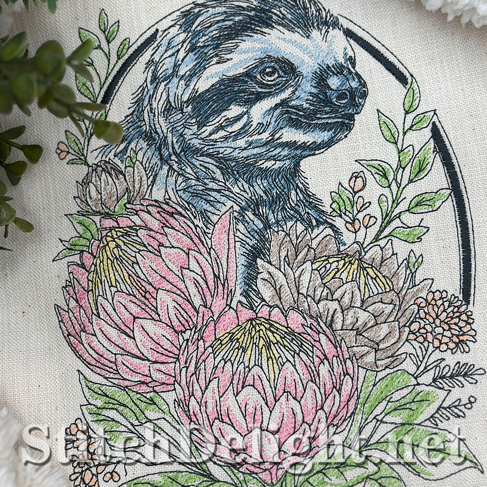SDS4636 Floral Kingdom Sloth