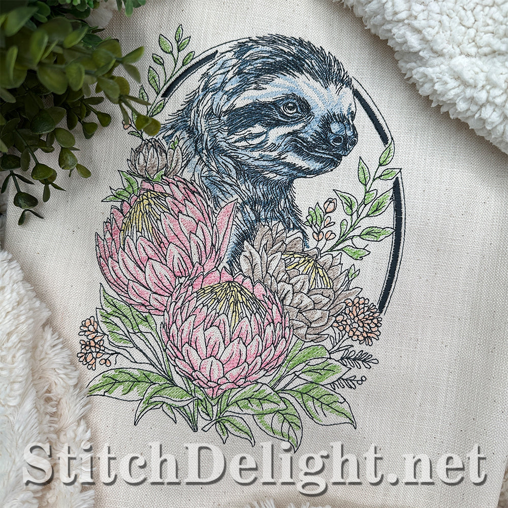 SDS4636 Floral Kingdom Sloth