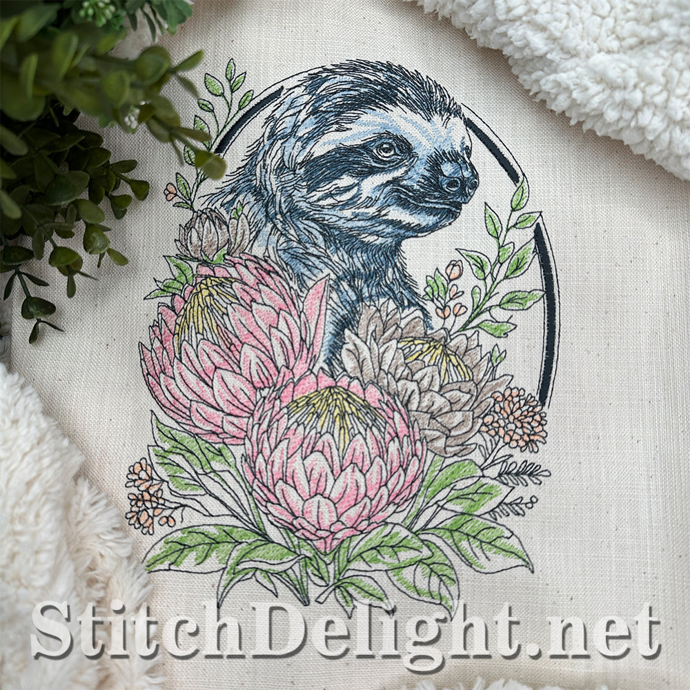 SDS4636 Floral Kingdom Sloth