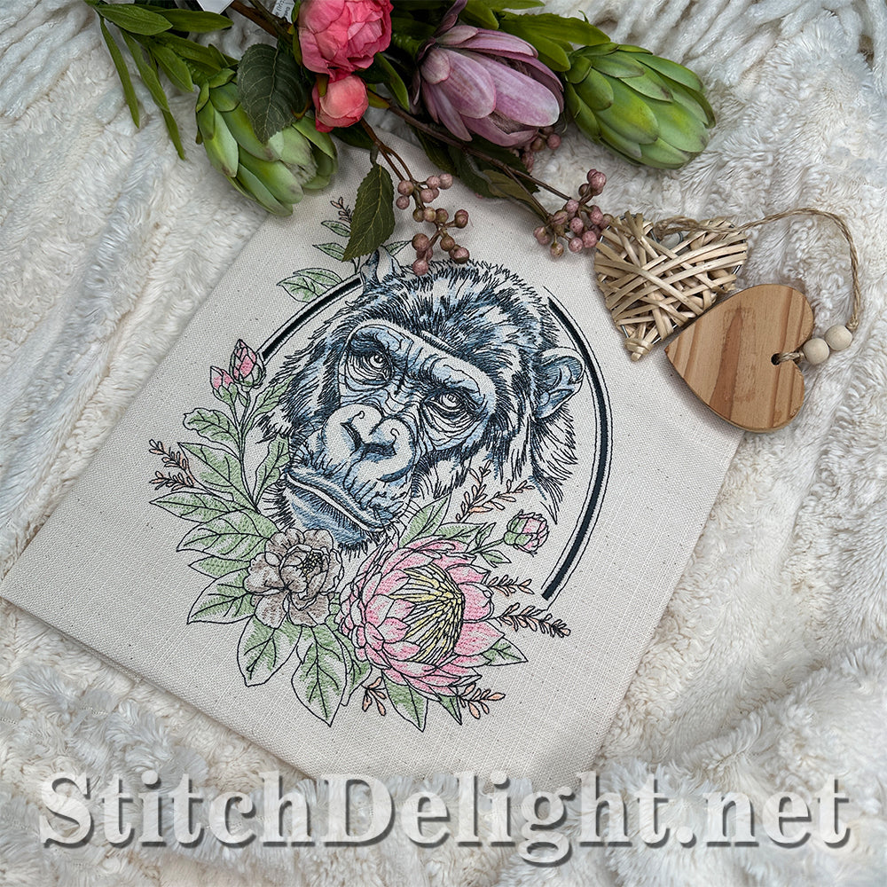 SDS4639 Floral Kingdom Gorilla