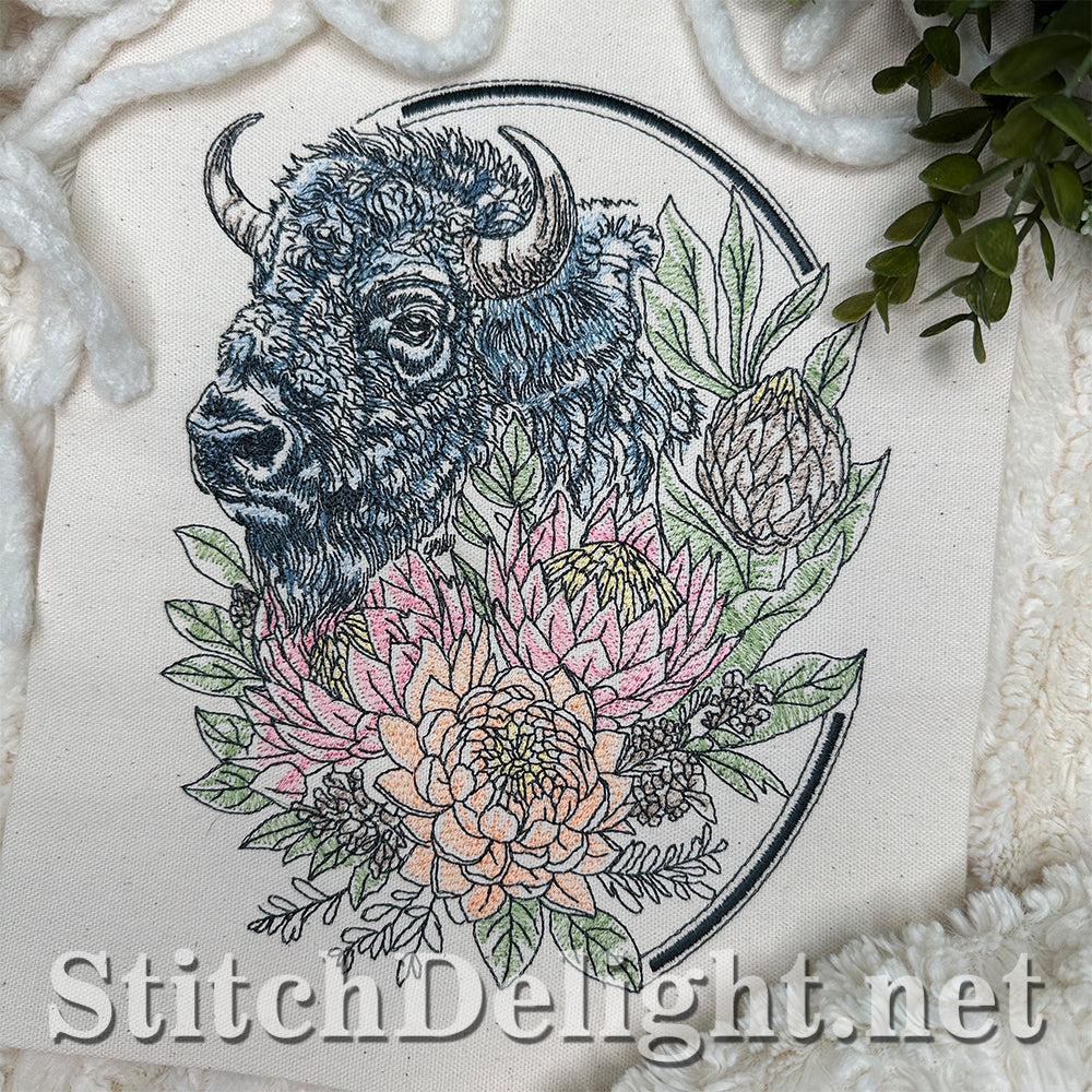 SDS4641 Floral Kingdom Bison