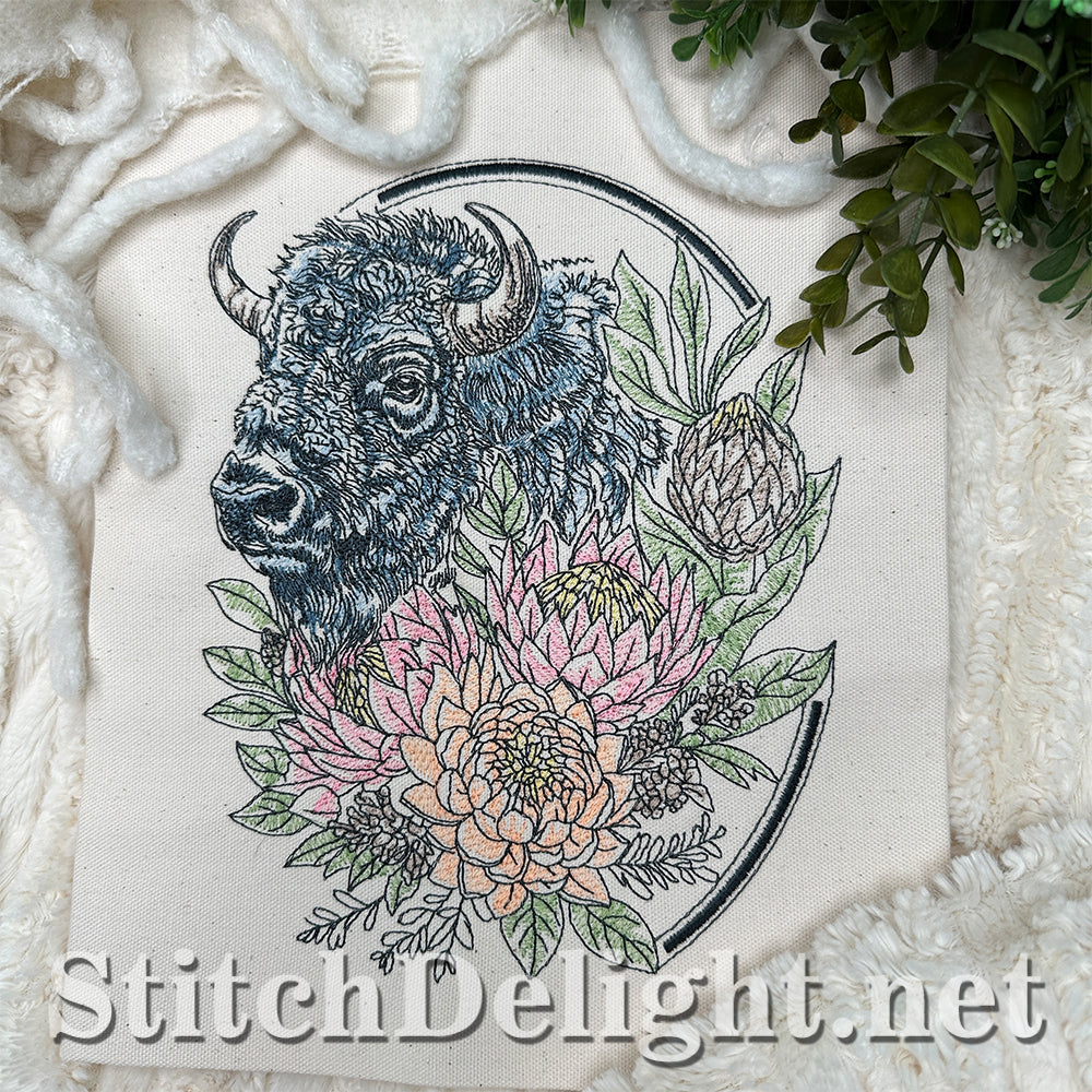 SDS4641 Floral Kingdom Bison