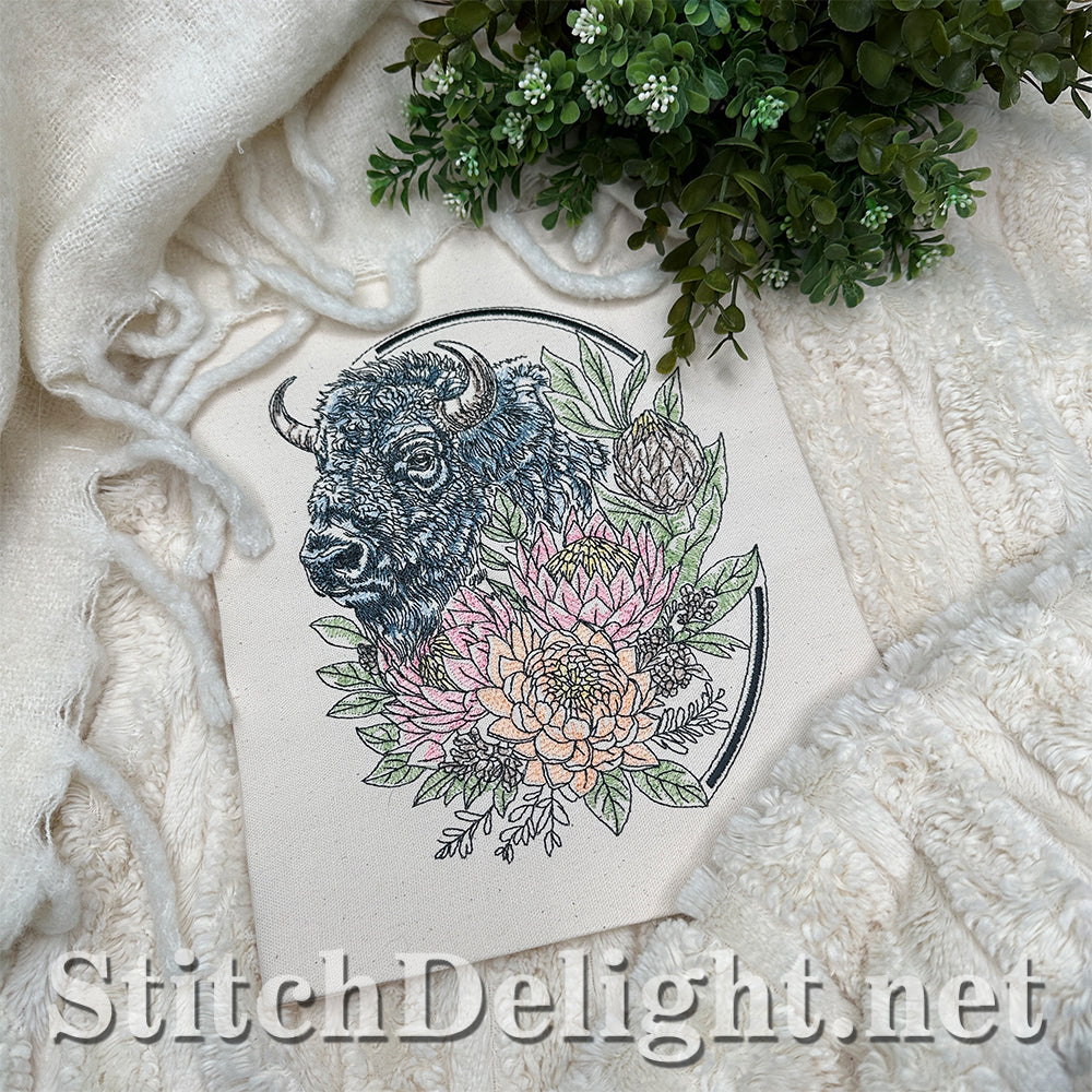 SDS4641 Floral Kingdom Bison