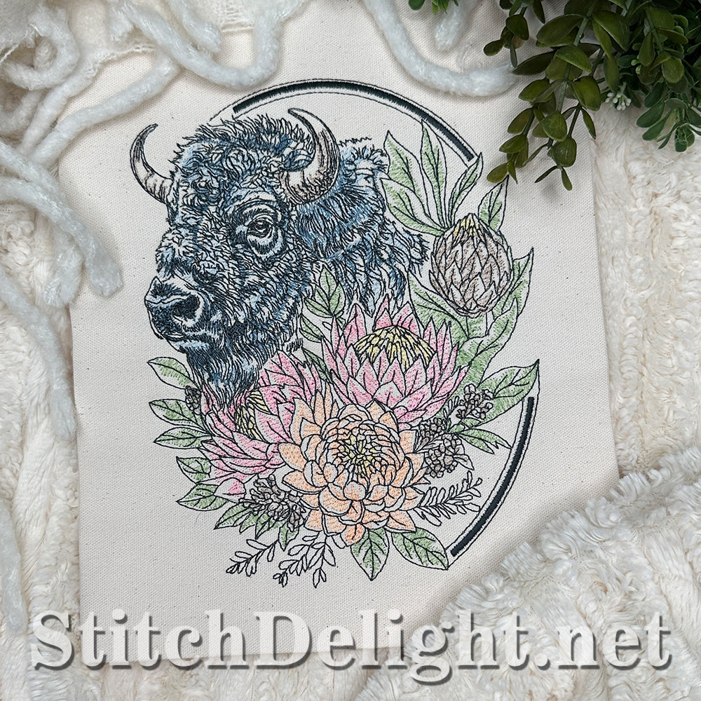 SDS4641 Floral Kingdom Bison