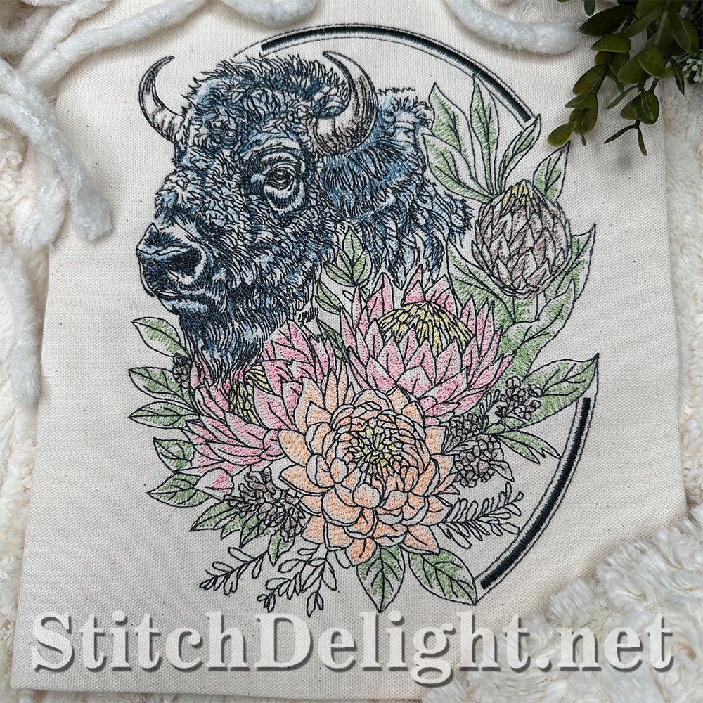 SDS4641 Floral Kingdom Bison