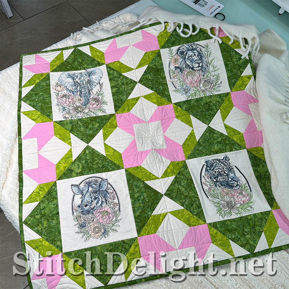 SDS4642 ITH Flower Patchwork