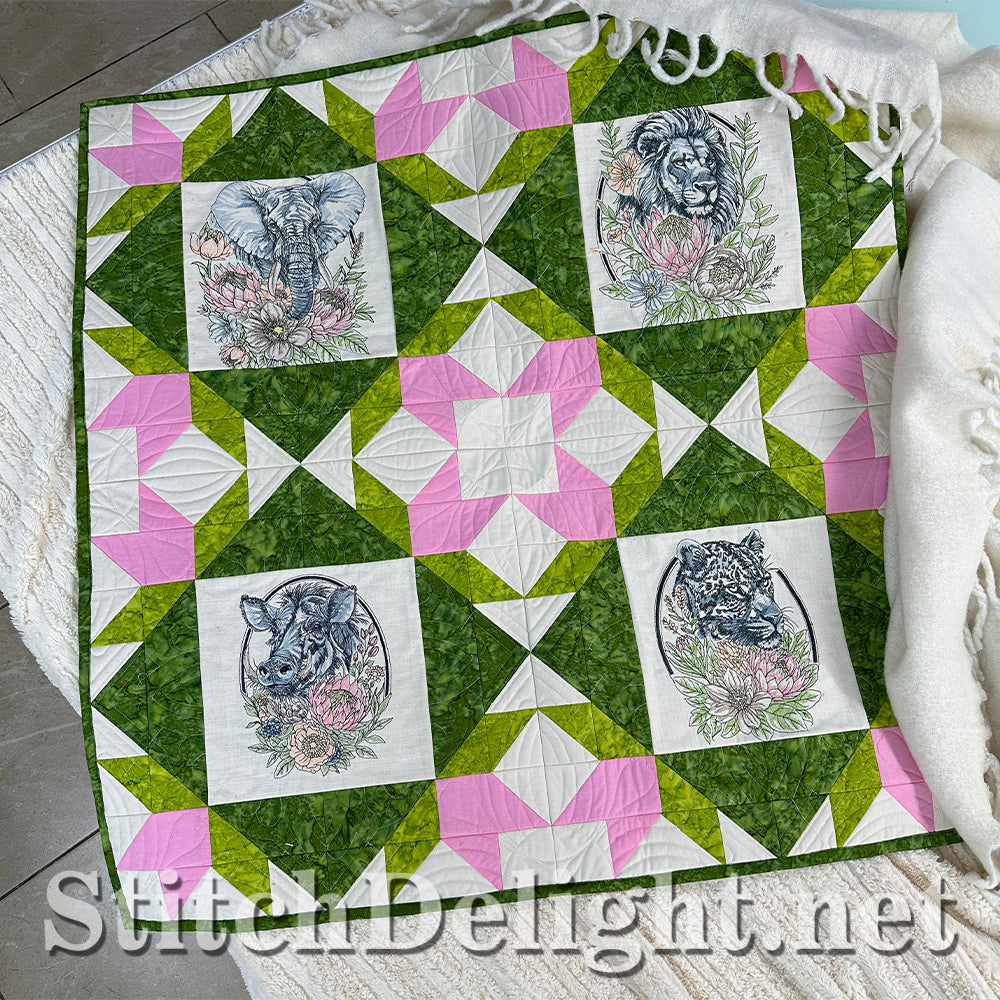 SDS4642 ITH Flower Patchwork
