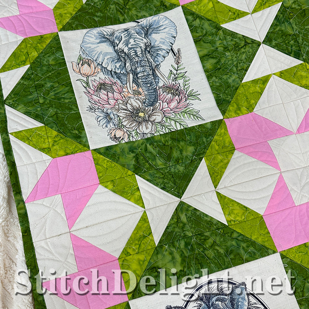 SDS4642 ITH Flower Patchwork