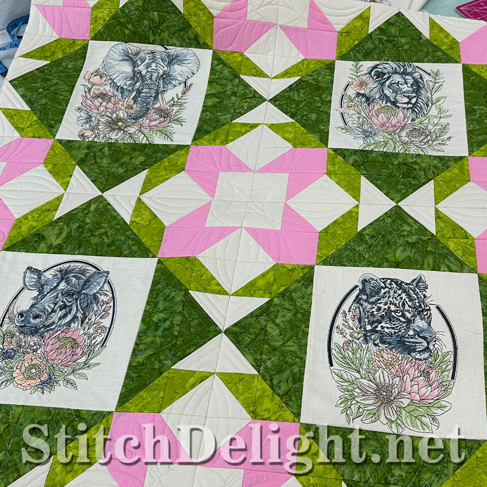 SDS4642 ITH Flower Patchwork