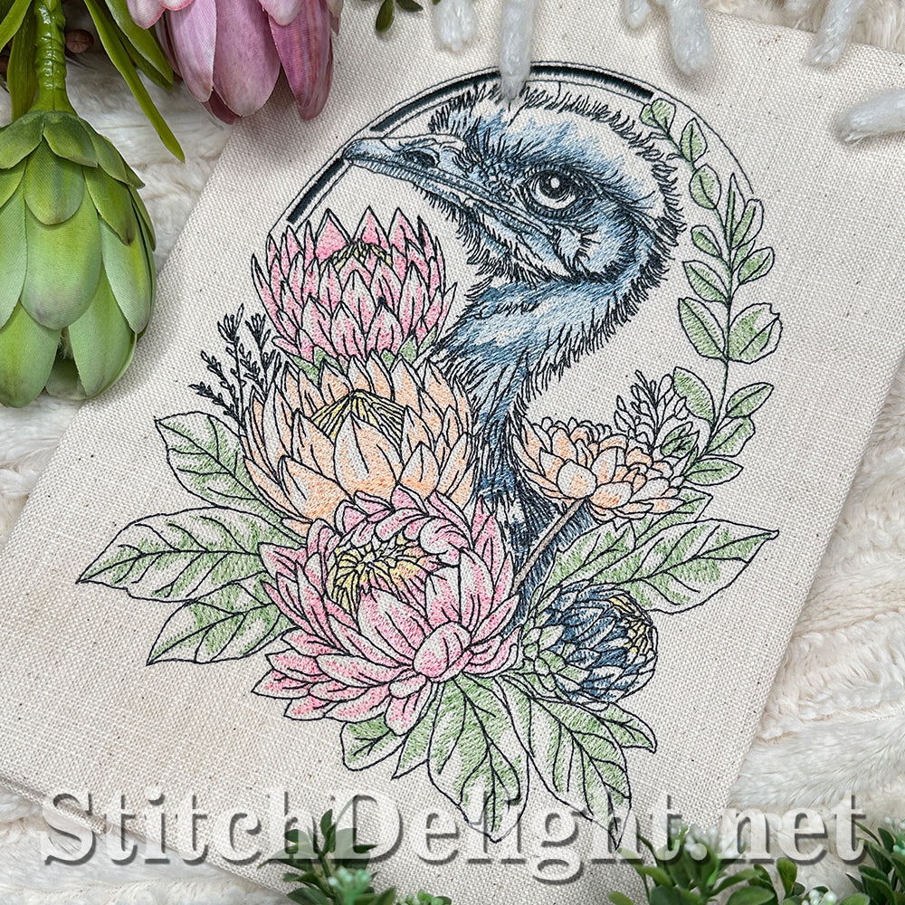 SDS4643 Floral Kingdom Ostrich