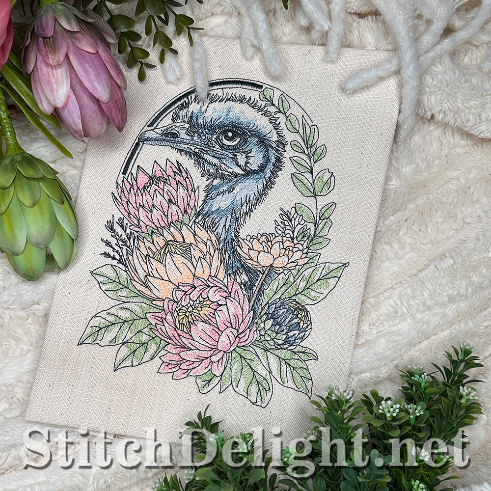 SDS4643 Floral Kingdom Ostrich