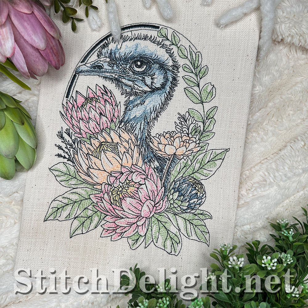 SDS4643 Floral Kingdom Ostrich