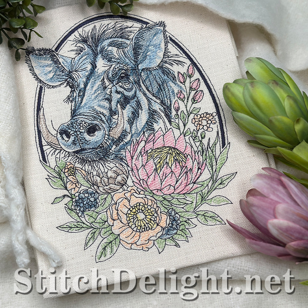 SDS4644 Floral Kingdom Warthog