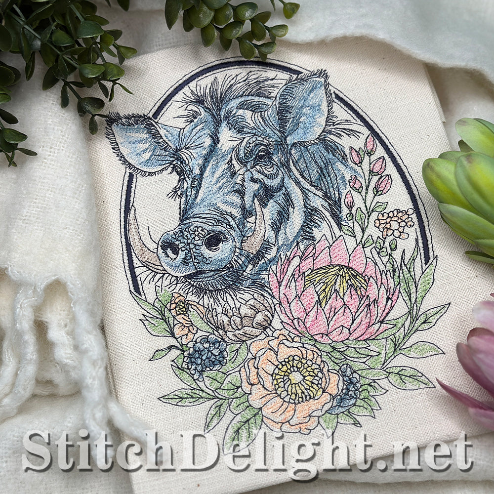 SDS4644 Floral Kingdom Warthog