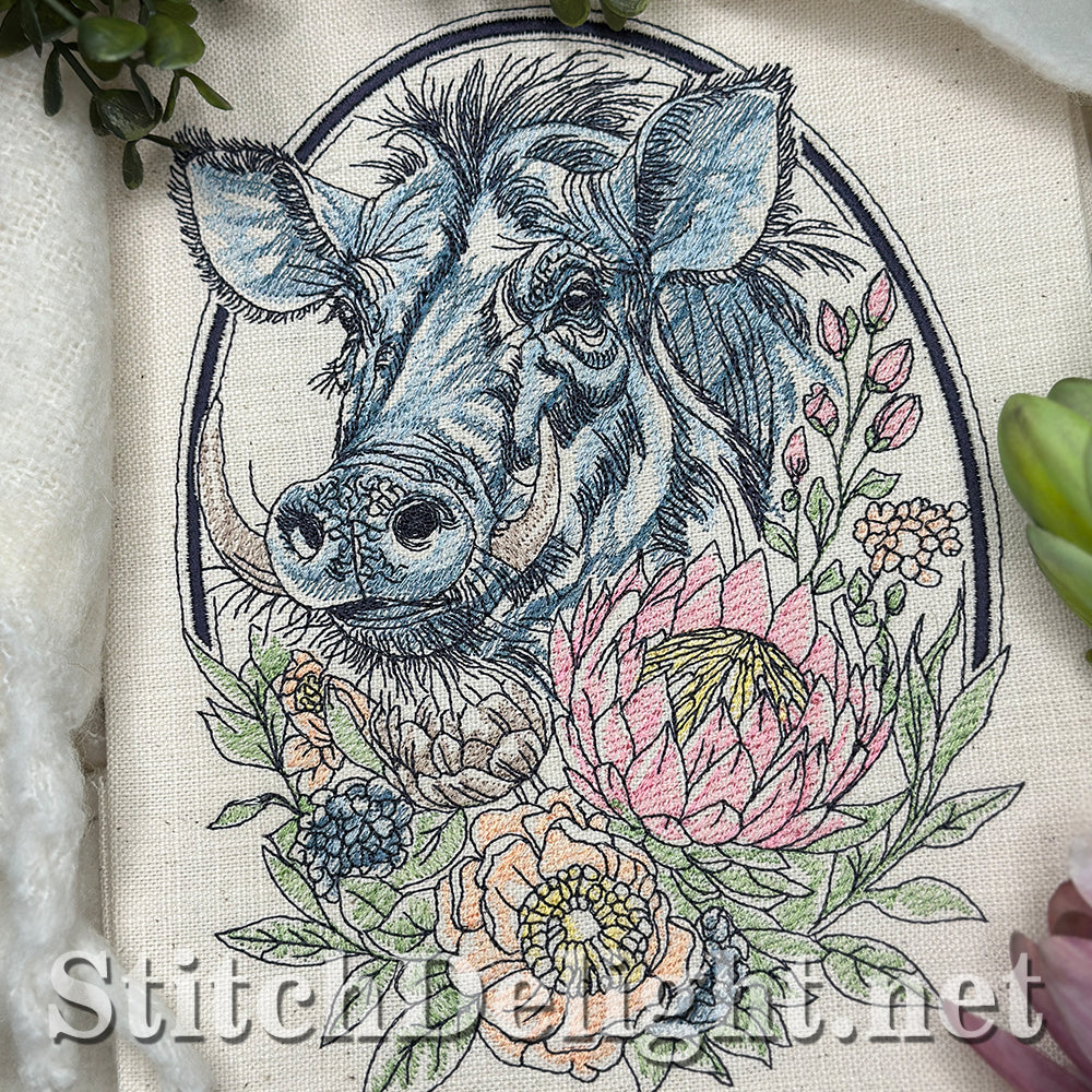 SDS4644 Floral Kingdom Warthog