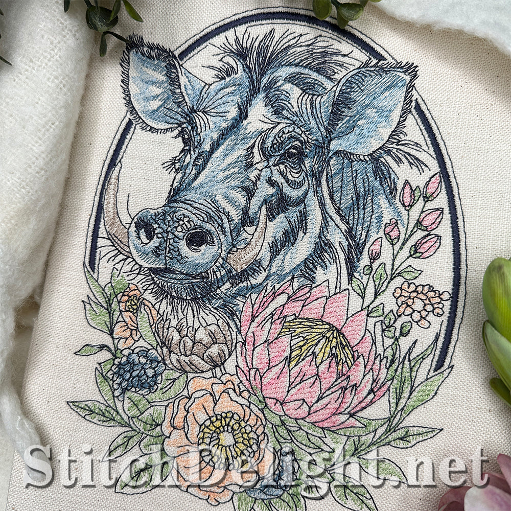 SDS4644 Floral Kingdom Warthog