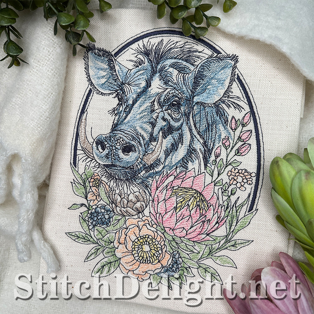 SDS4644 Floral Kingdom Warthog