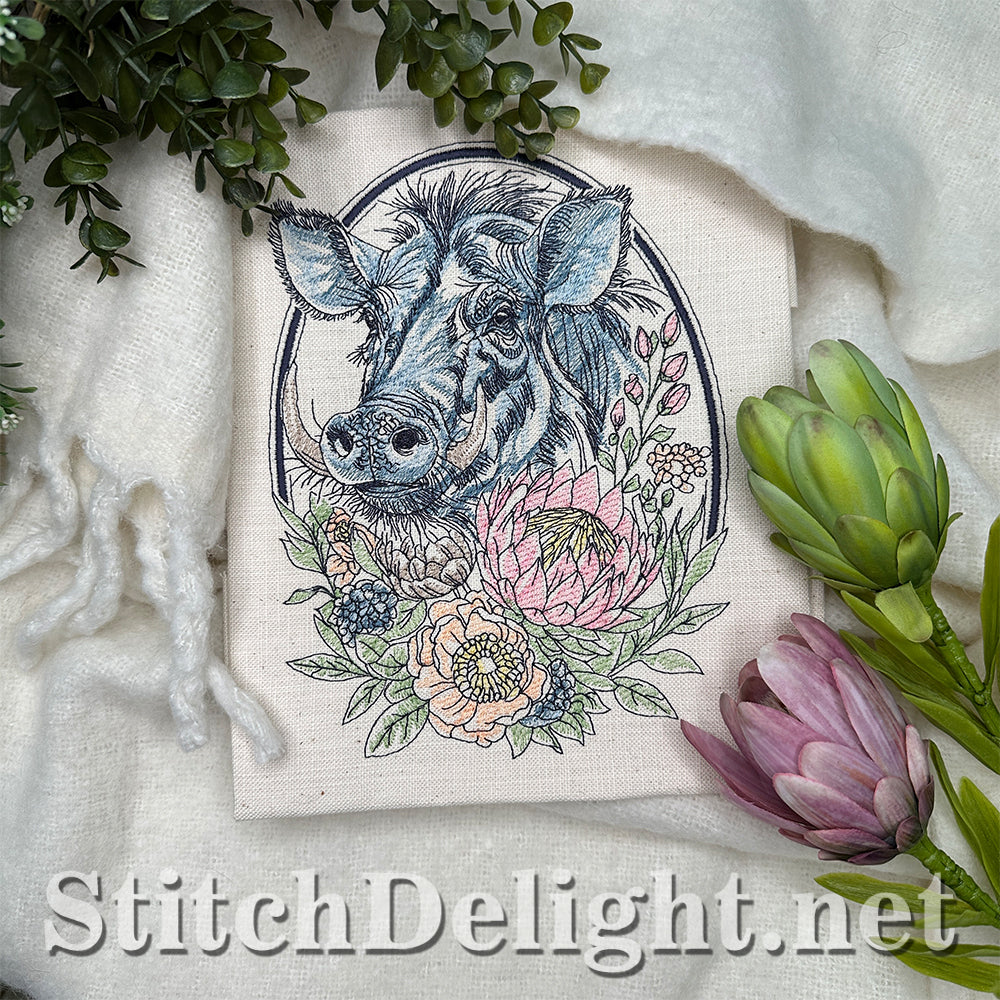 SDS4644 Floral Kingdom Warthog