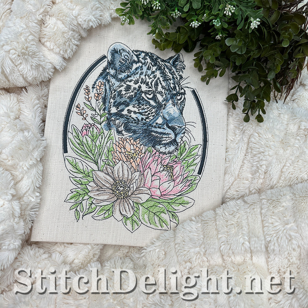 SDS4646 Floral Kingdom Leopard