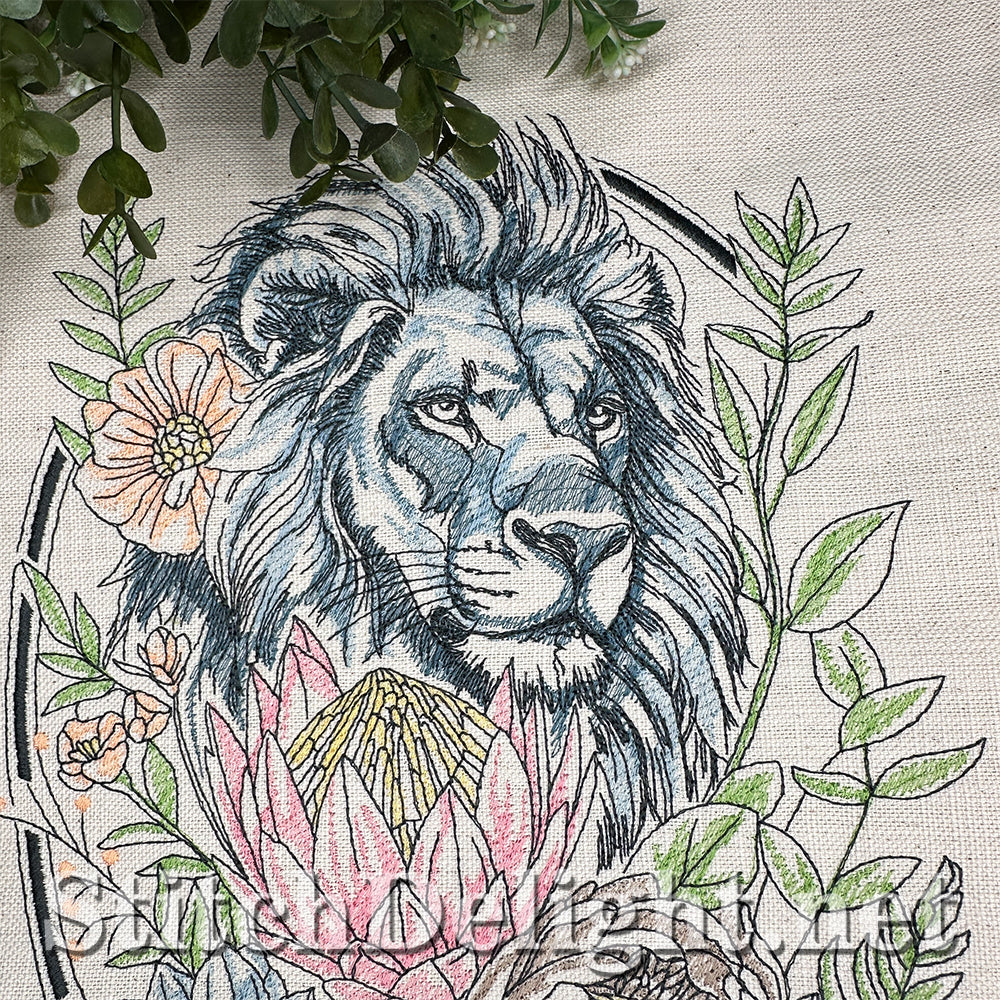 SDS4650 Floral Kingdom Lion