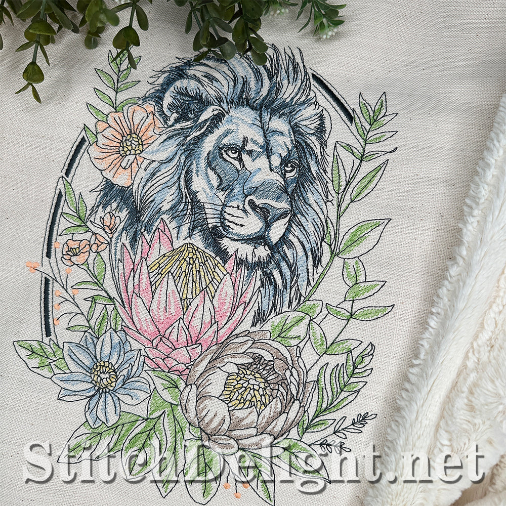 SDS4650 Floral Kingdom Lion