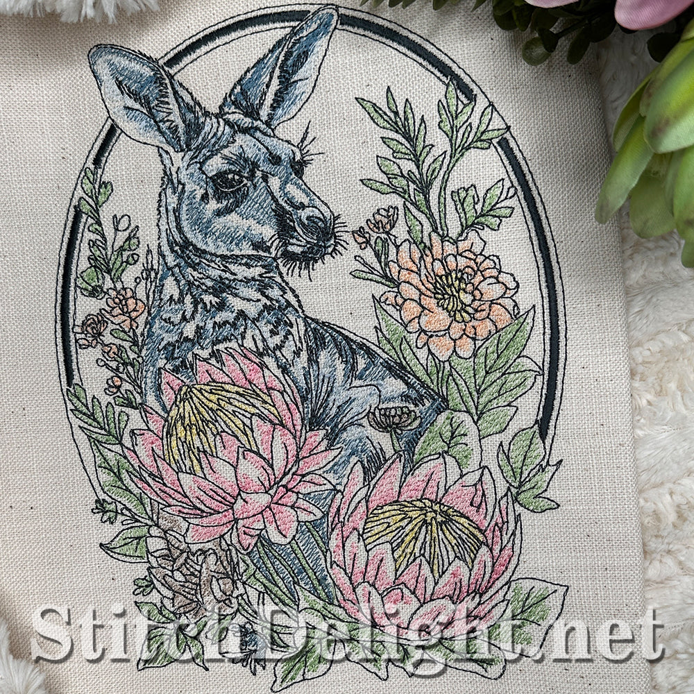SDS4656 Floral Kingdom Kangaroo