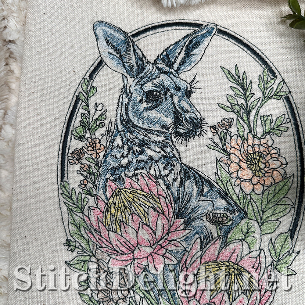 SDS4656 Floral Kingdom Kangaroo