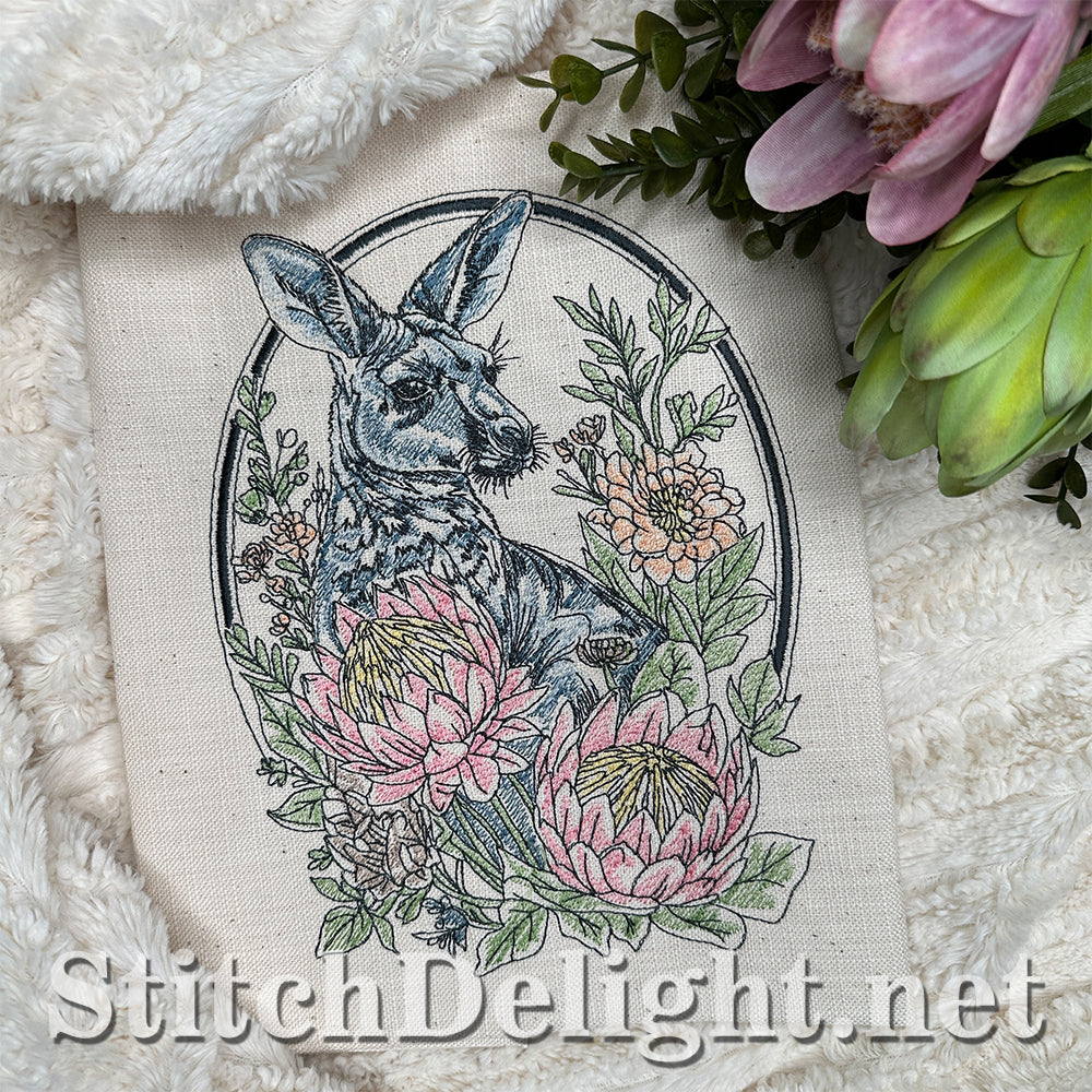 SDS4656 Floral Kingdom Kangaroo
