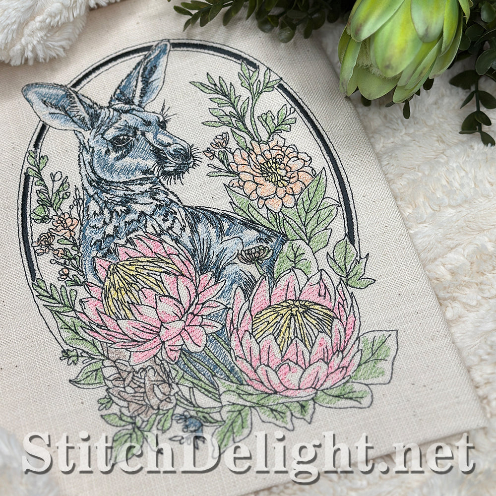 SDS4656 Floral Kingdom Kangaroo