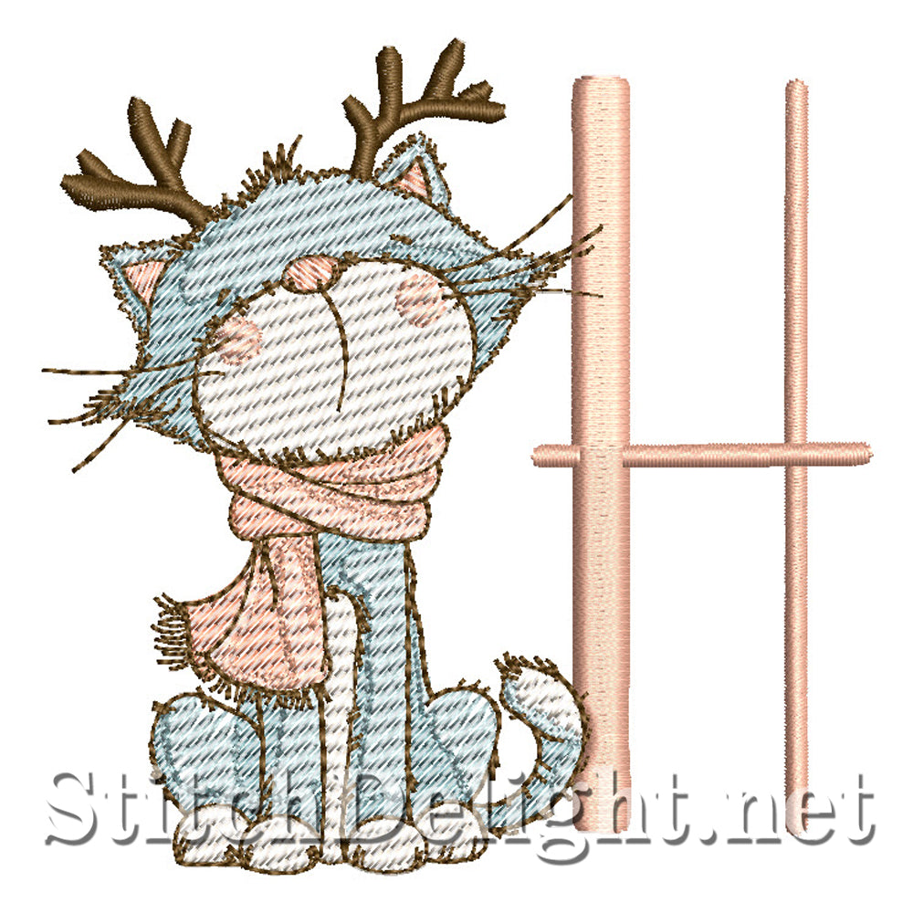 SDS4726 Purrfect Christmas Font H