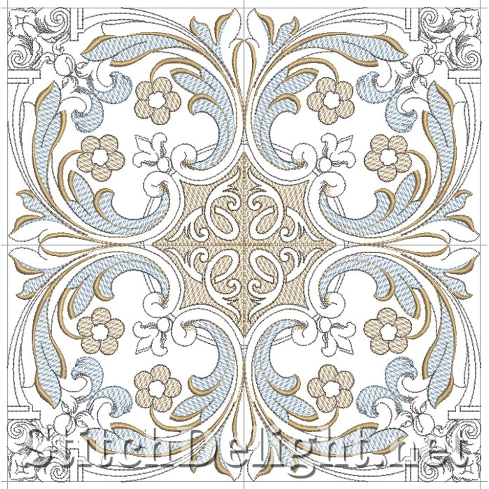 SDS4739 Bali Quilt Block 9