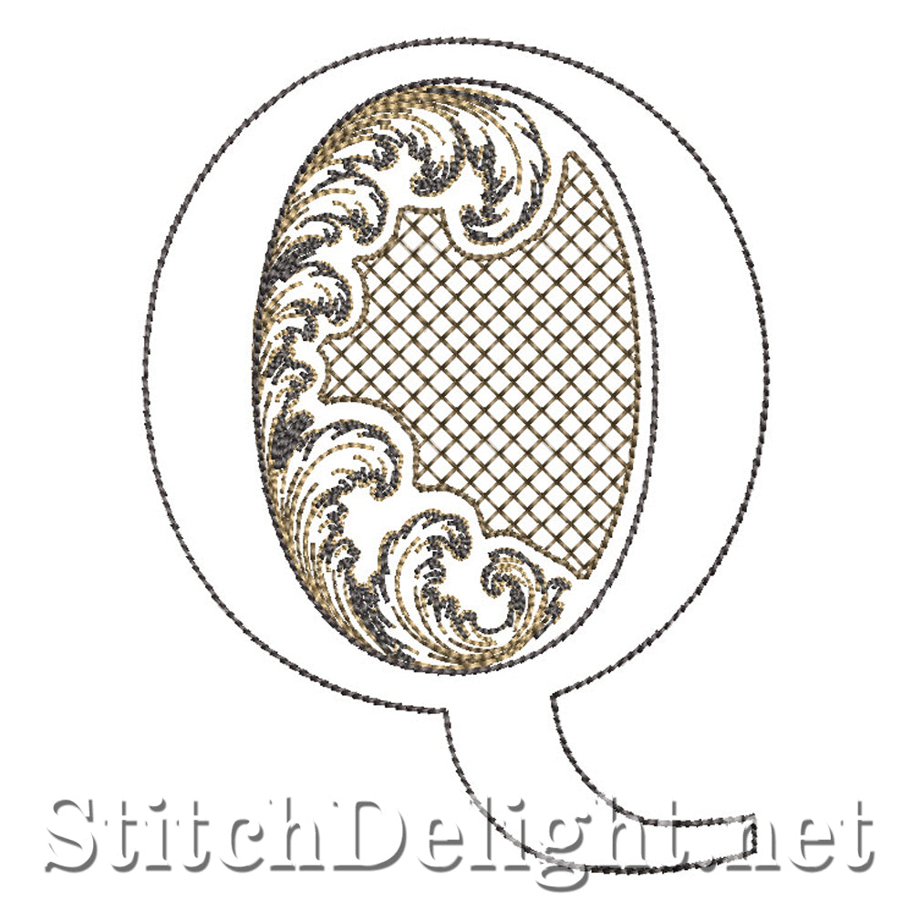 SDS4778 Ornate Acanthus Monogram Font