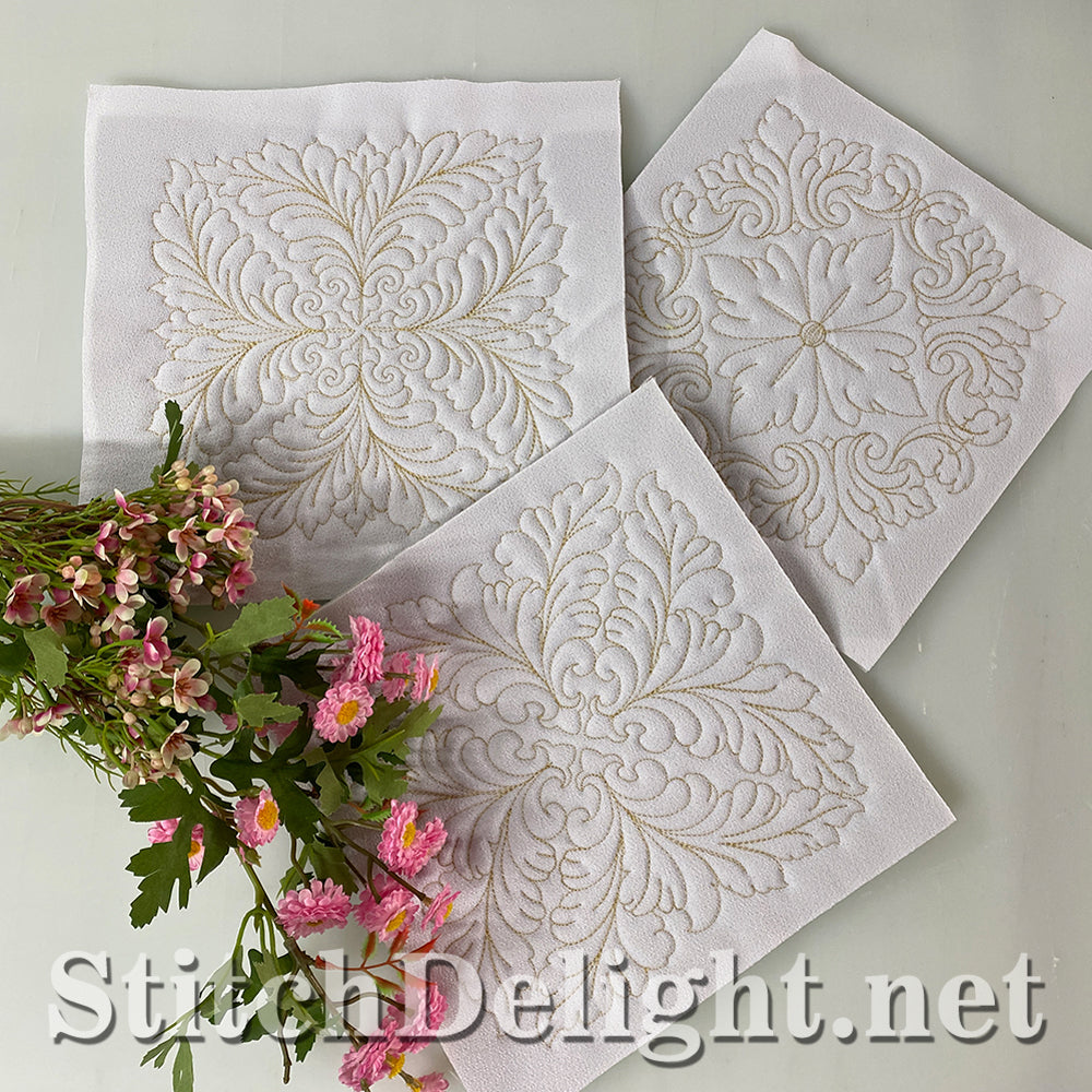SDS4783 Gilded Acanthus Quilting set