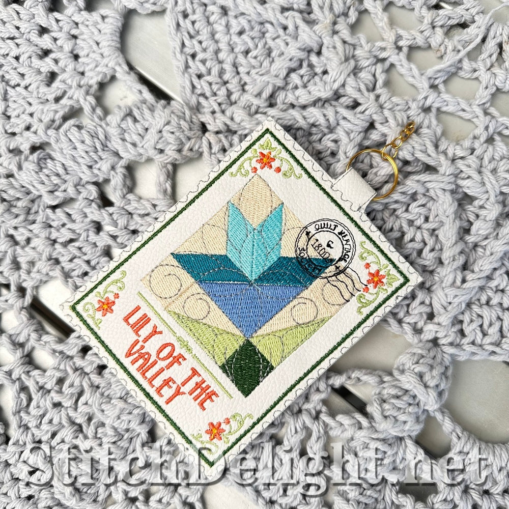 SDS4885 Lily of the Valley Quilt Stamp Vol3 Stamp 9