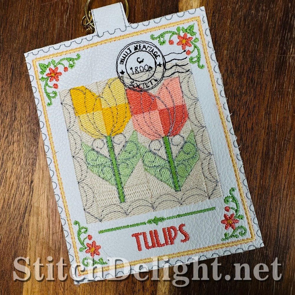 SDS4888 Tulip Quilt Stamp Vol 3 Stamp 12