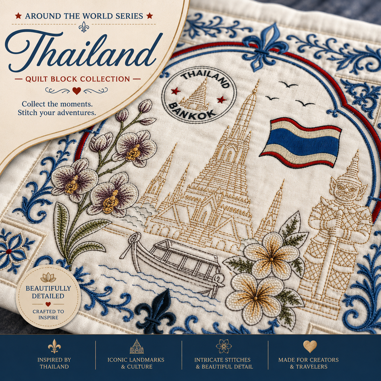 SDS5603 Around the World Quilt (Thailand)