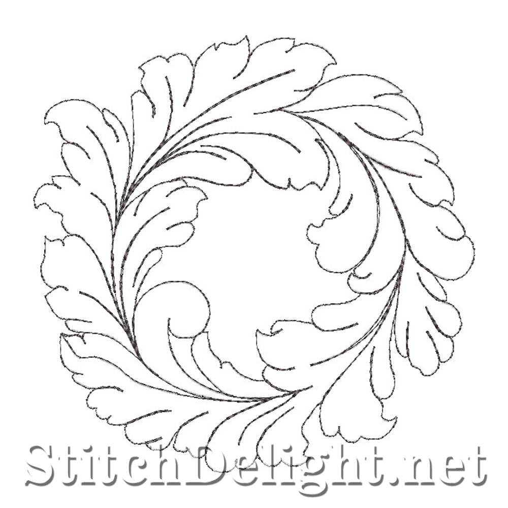 SDS4783 Gilded Acanthus Quilting set