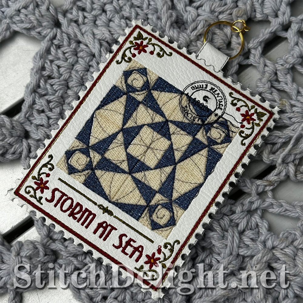 SDS4875 Storm at Sea Quilt Stamp - Vol 2 Stamp 10