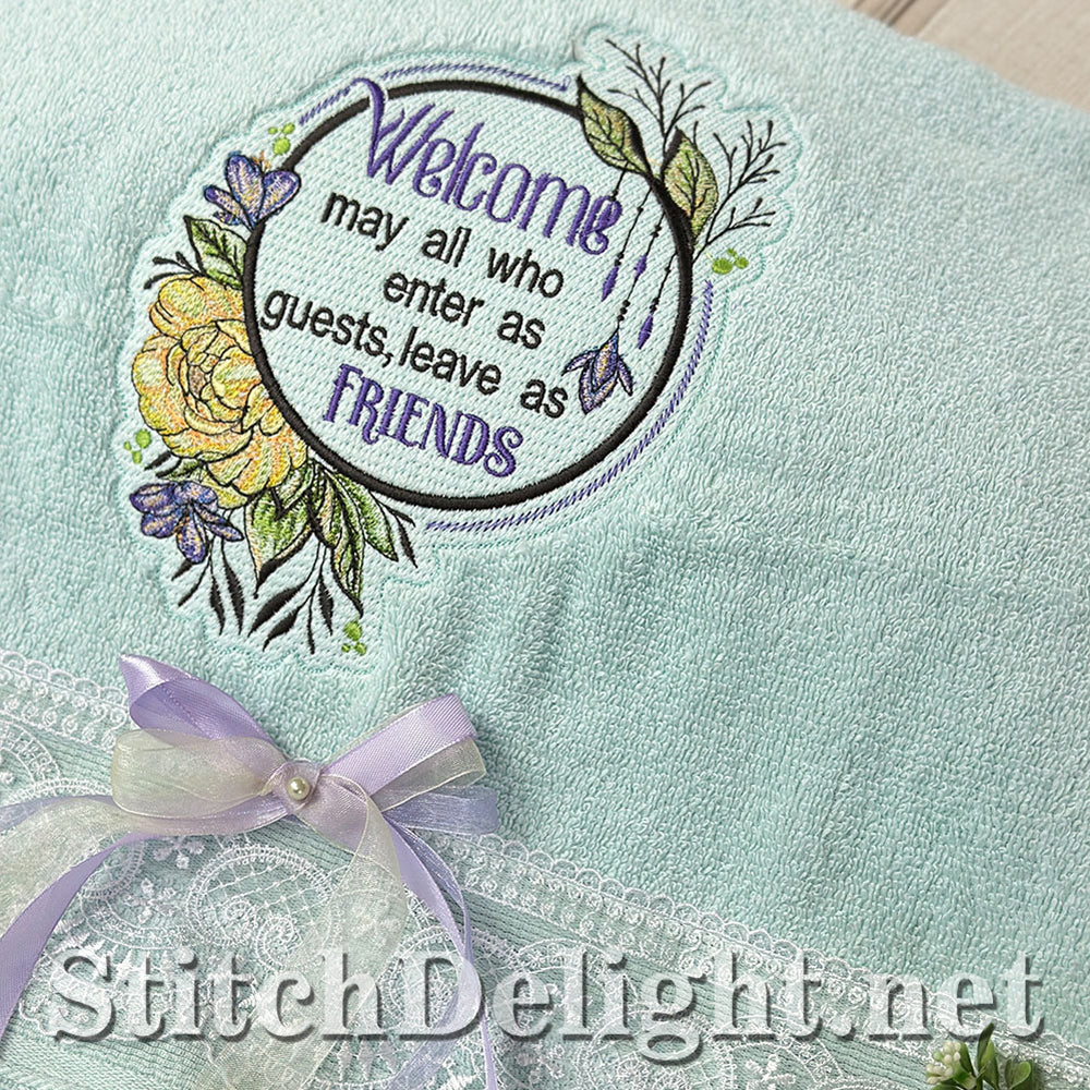 SDS4263 Welcome Friends Quote