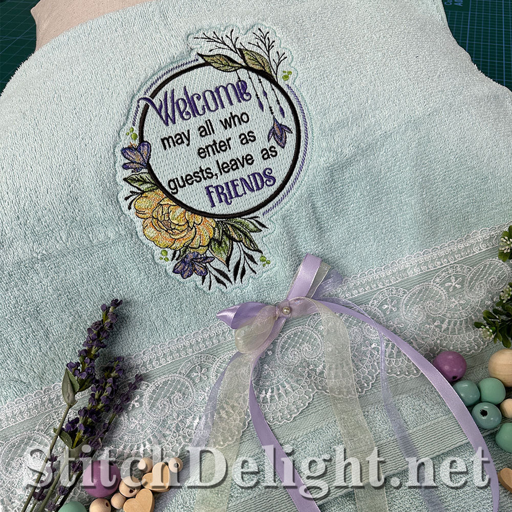 SDS4263 Welcome Friends Quote