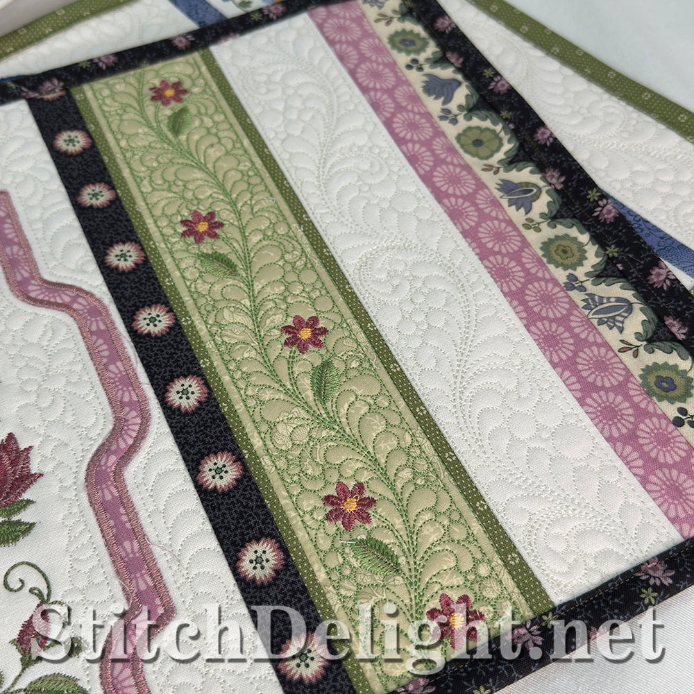SDS4820 Lotus Flower Placemats