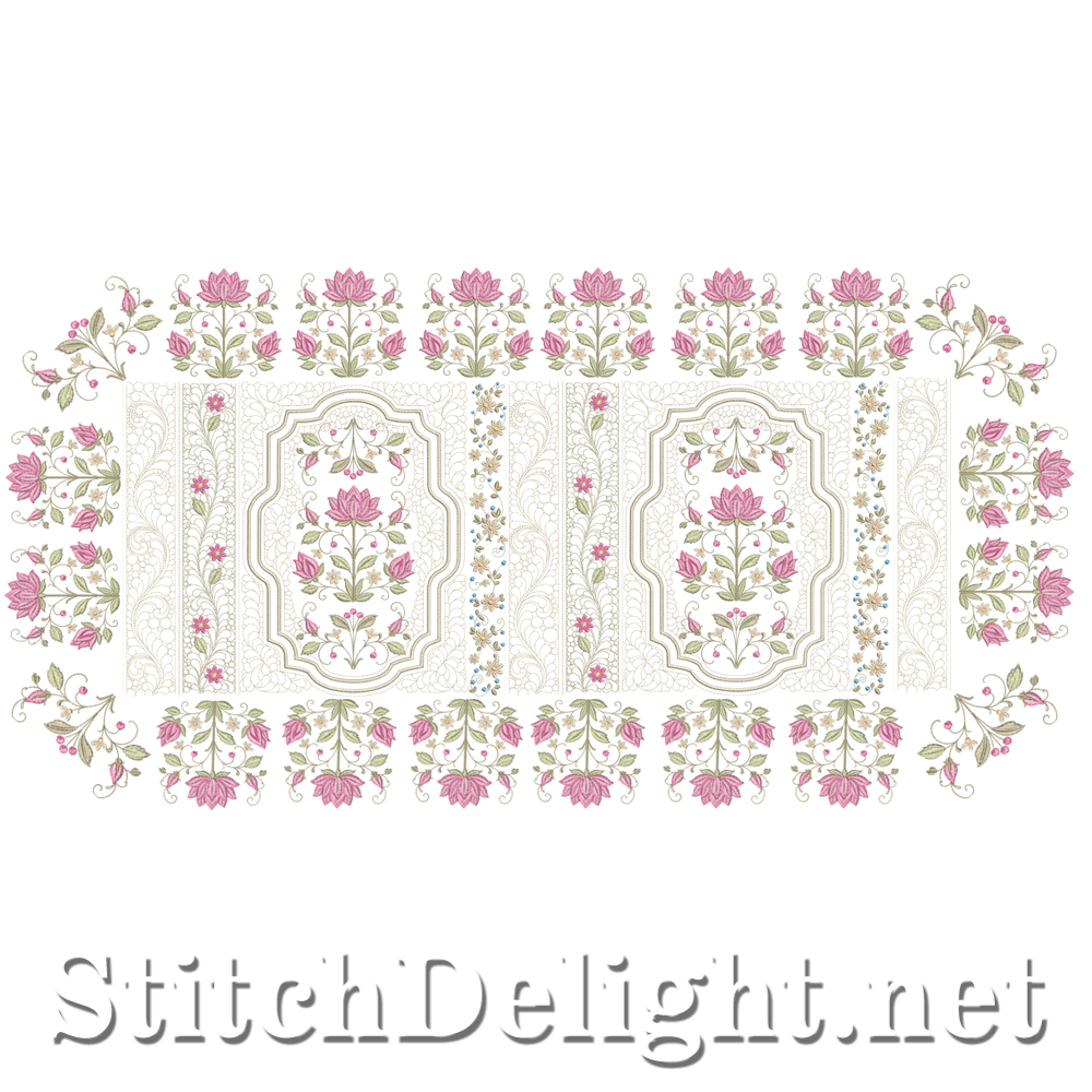 SDS4820 Lotus Flower Placemats