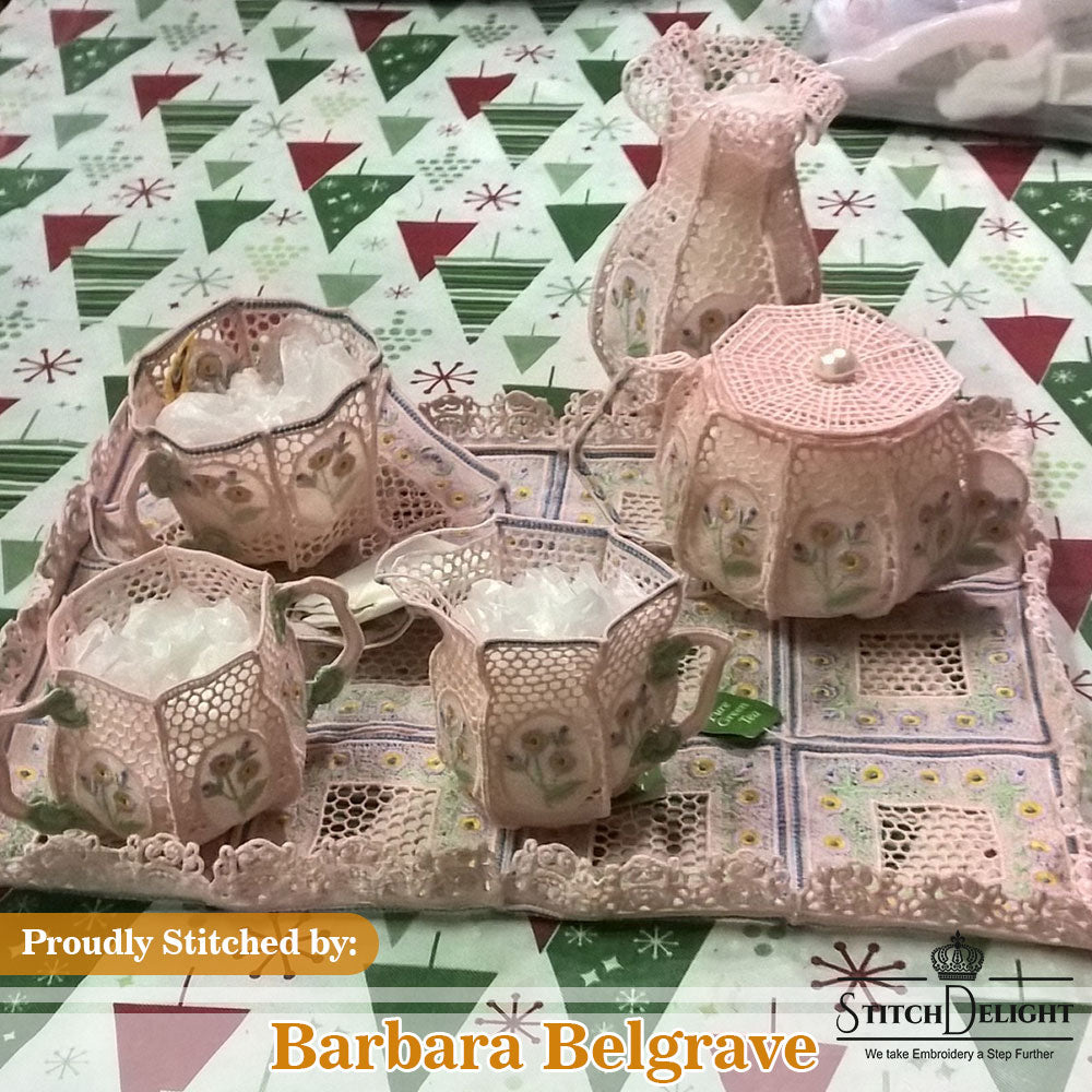 SD0495 FSL Rose Tea Set