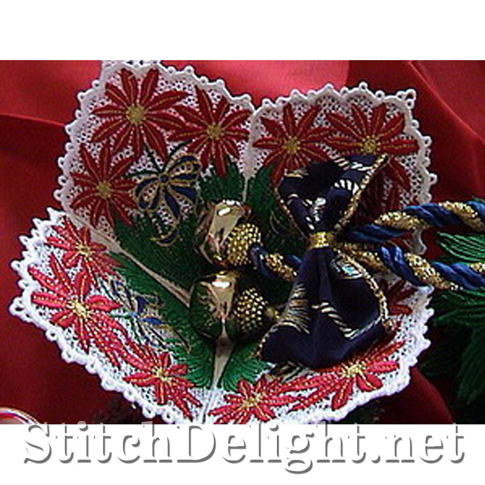 SD111 Bol Poinsettia 4x4 Cerceau