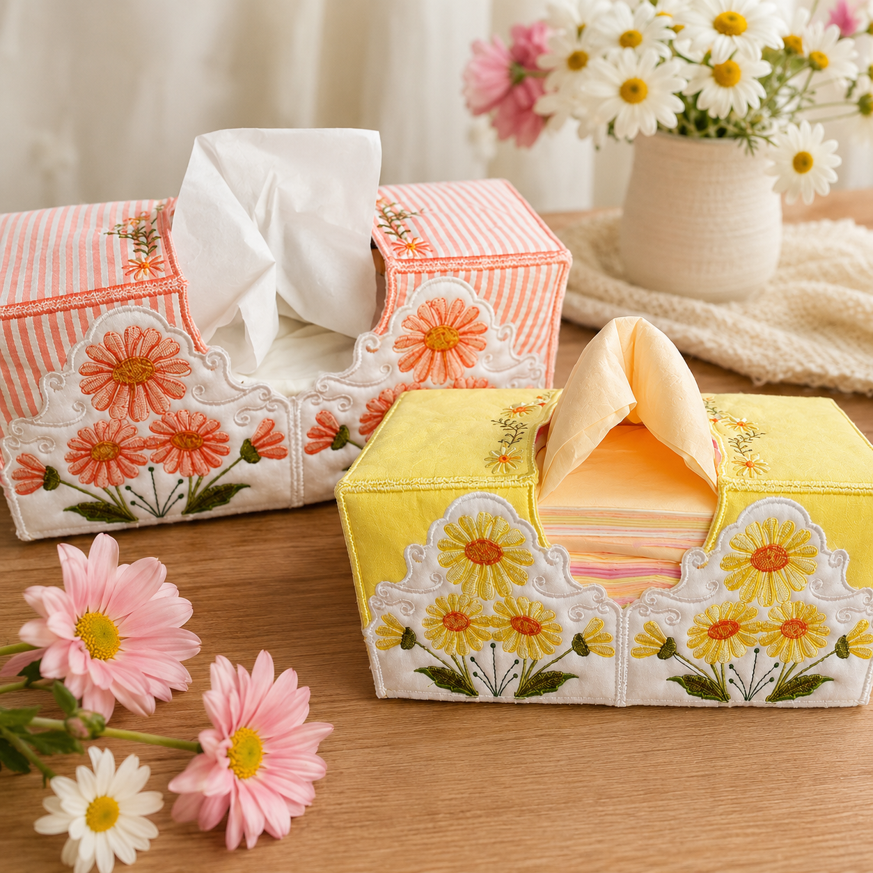 SD1124 Daisy Delight Tissue Box Cover