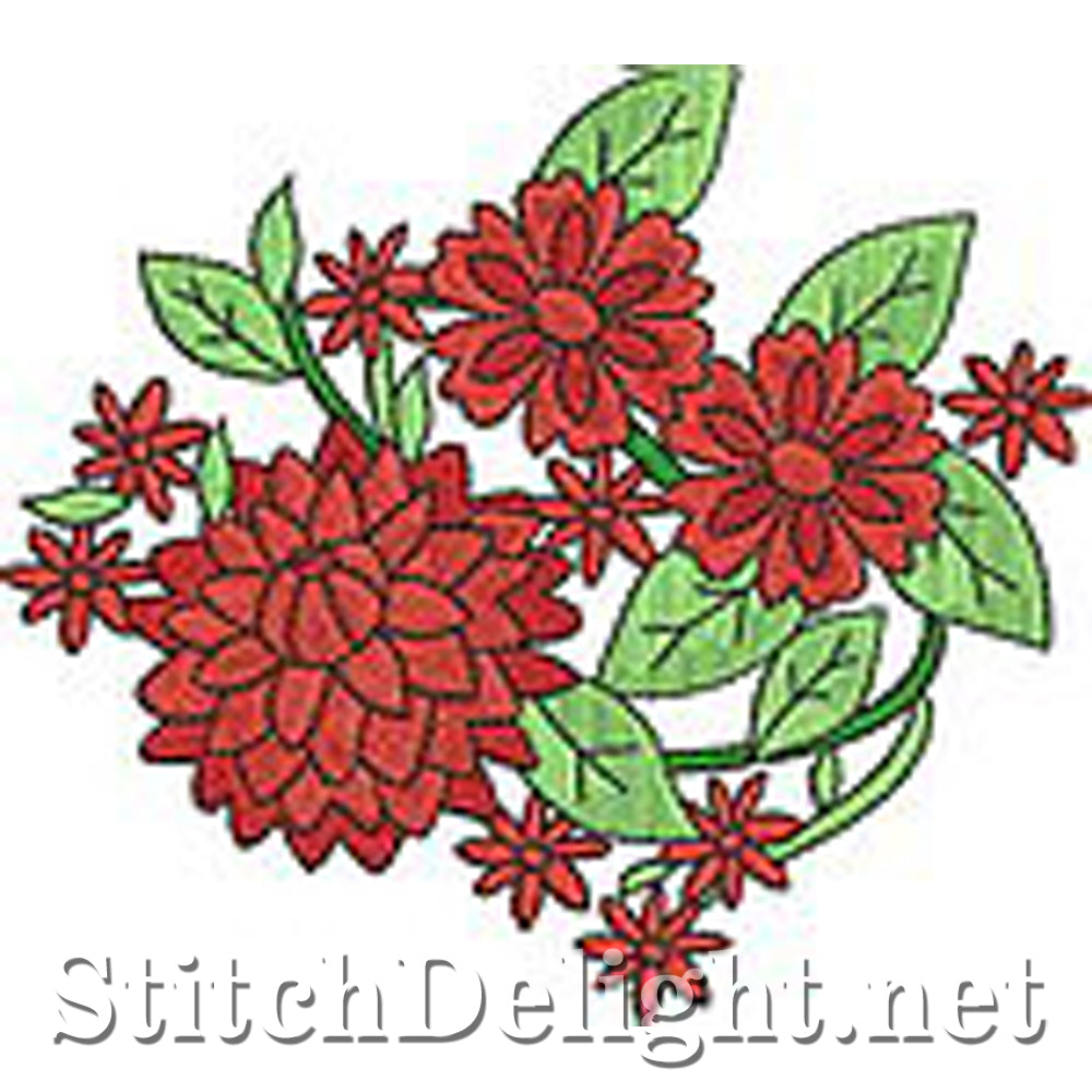 SD396 Fleurs délicieuses